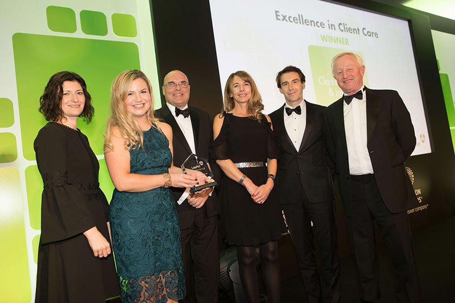 Clarkson Wright & Jakes win Excellence in Client Care award
